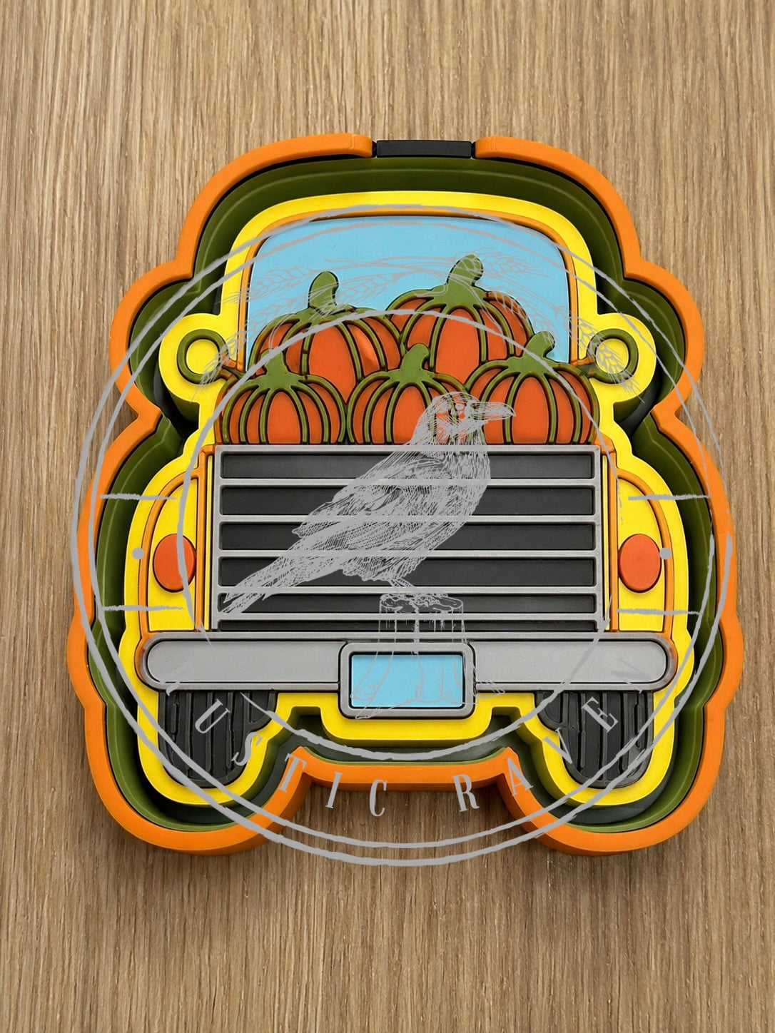 #506 Pumpkin Truck Fall Freshie Mold Exclusive