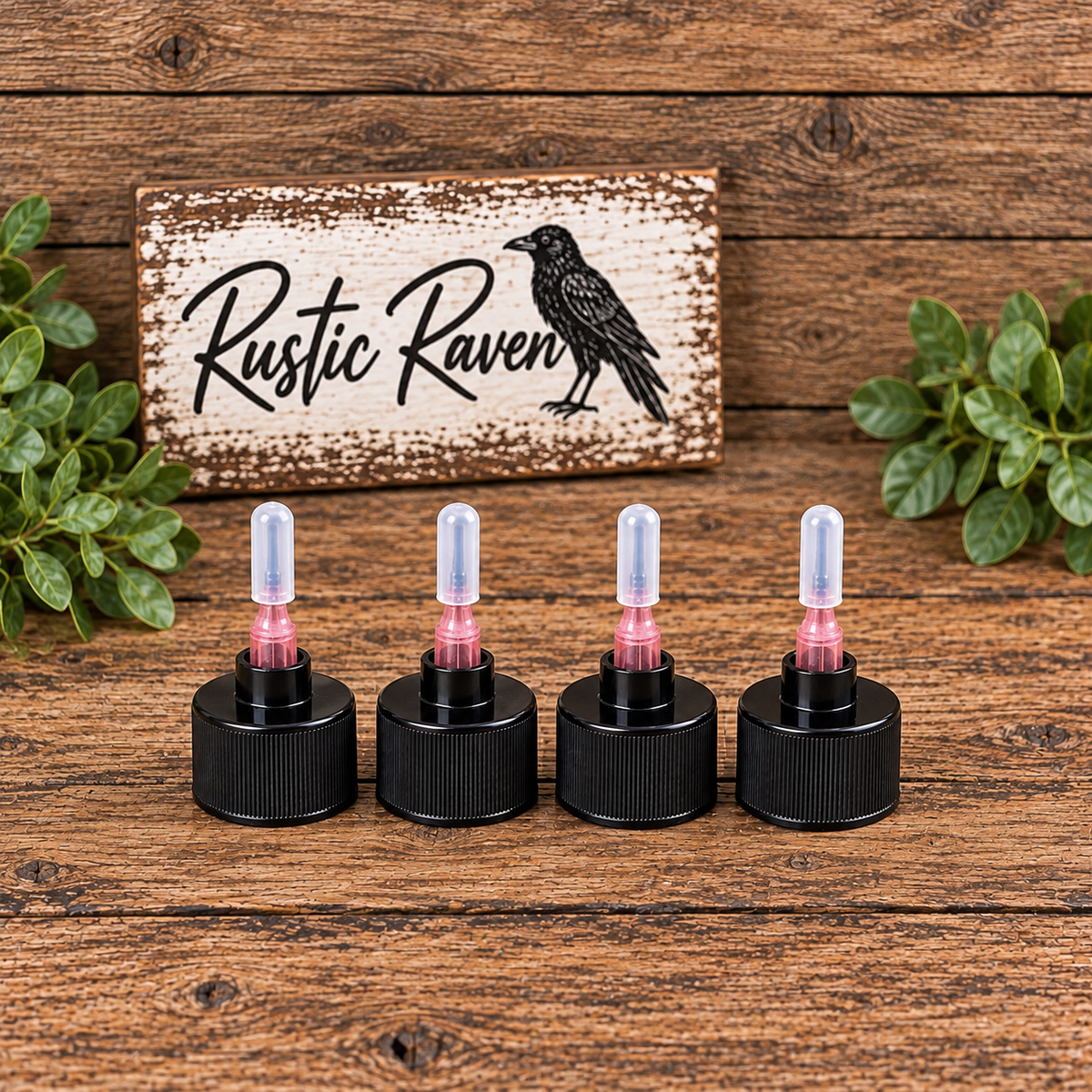 "Rustic Raven" One 18 Gauge Paint/Glue Applicator Cap Caps Tips