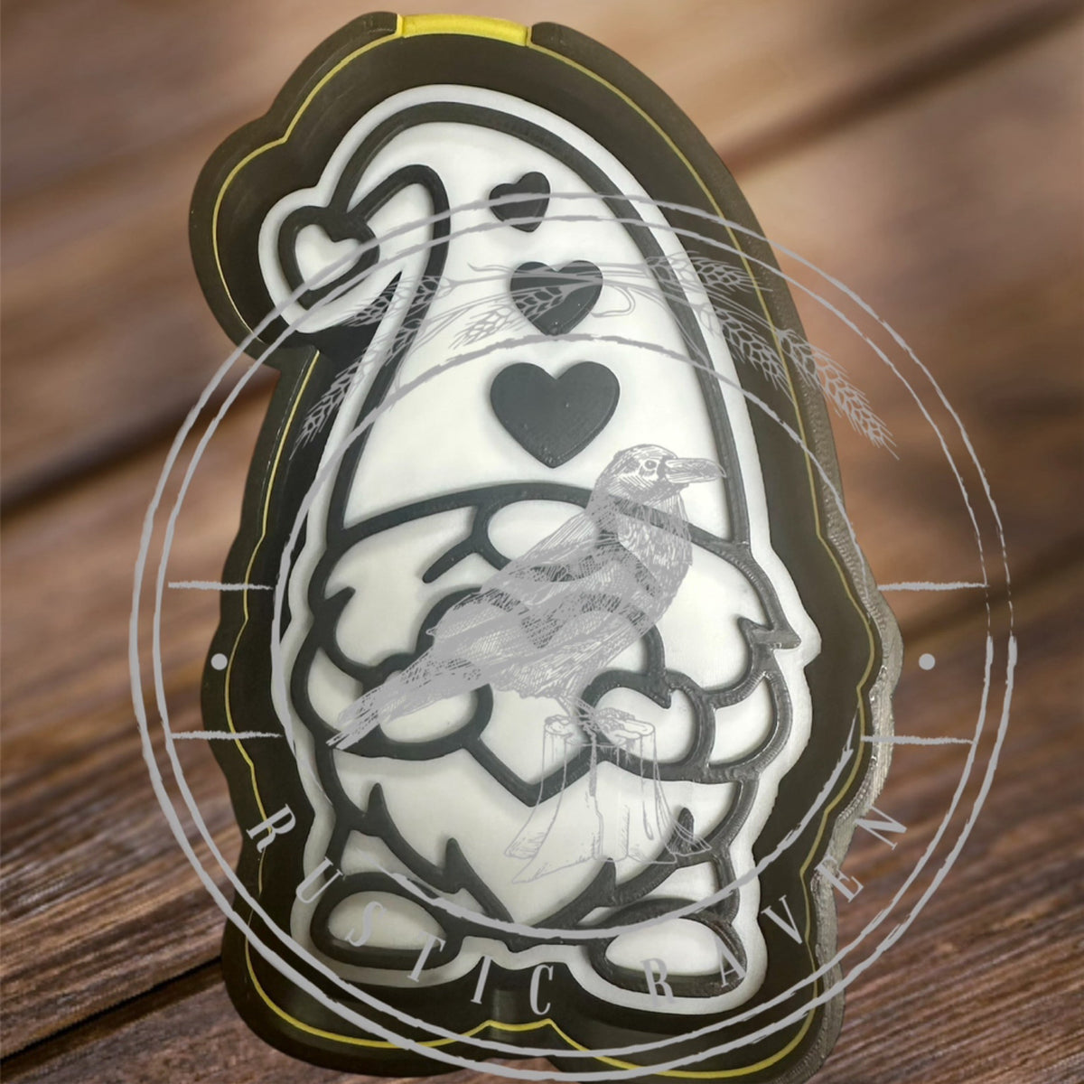 #121 Valentines Heart Gnome Freshie Mold Exclusive