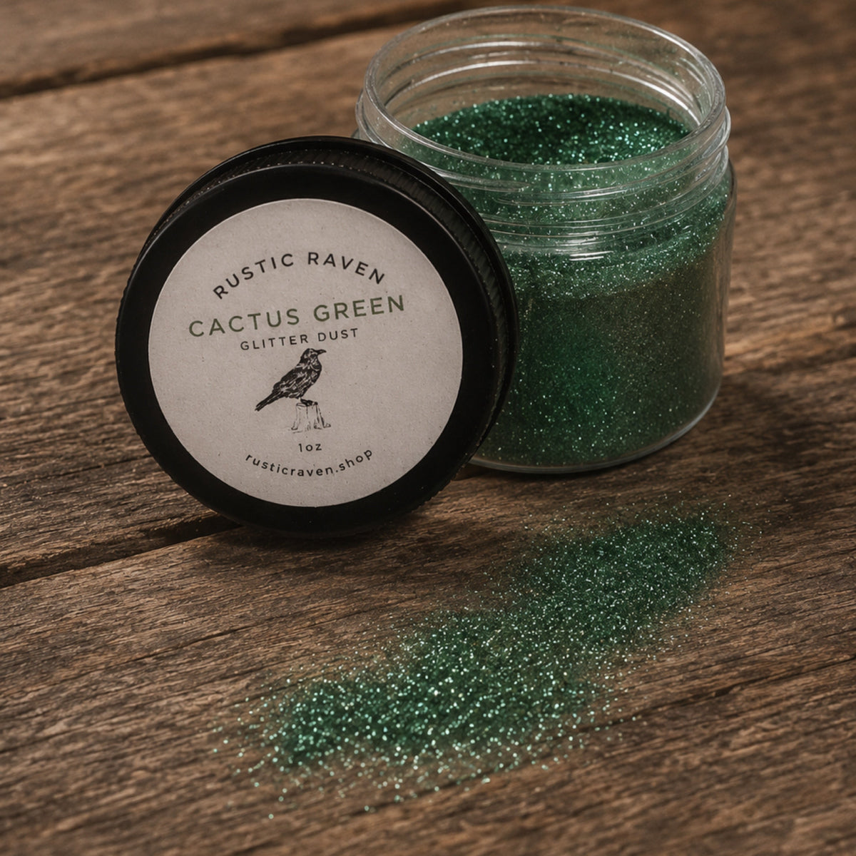 Cactus Green Glitter Dust 1oz