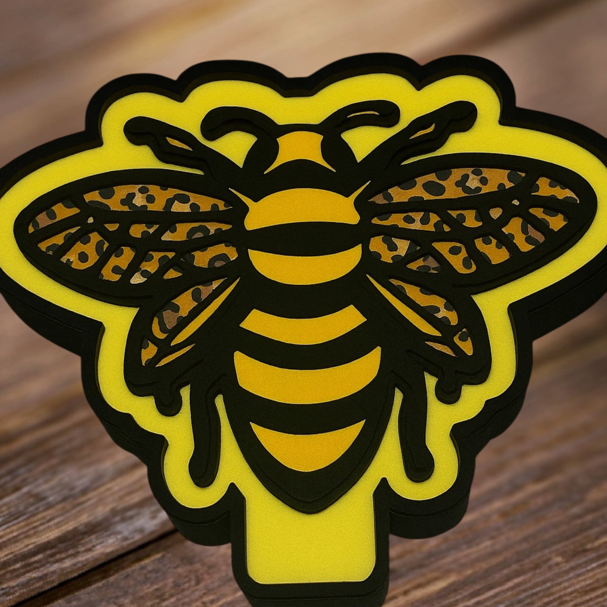 #356 Bee Large Plain Freshie Mold