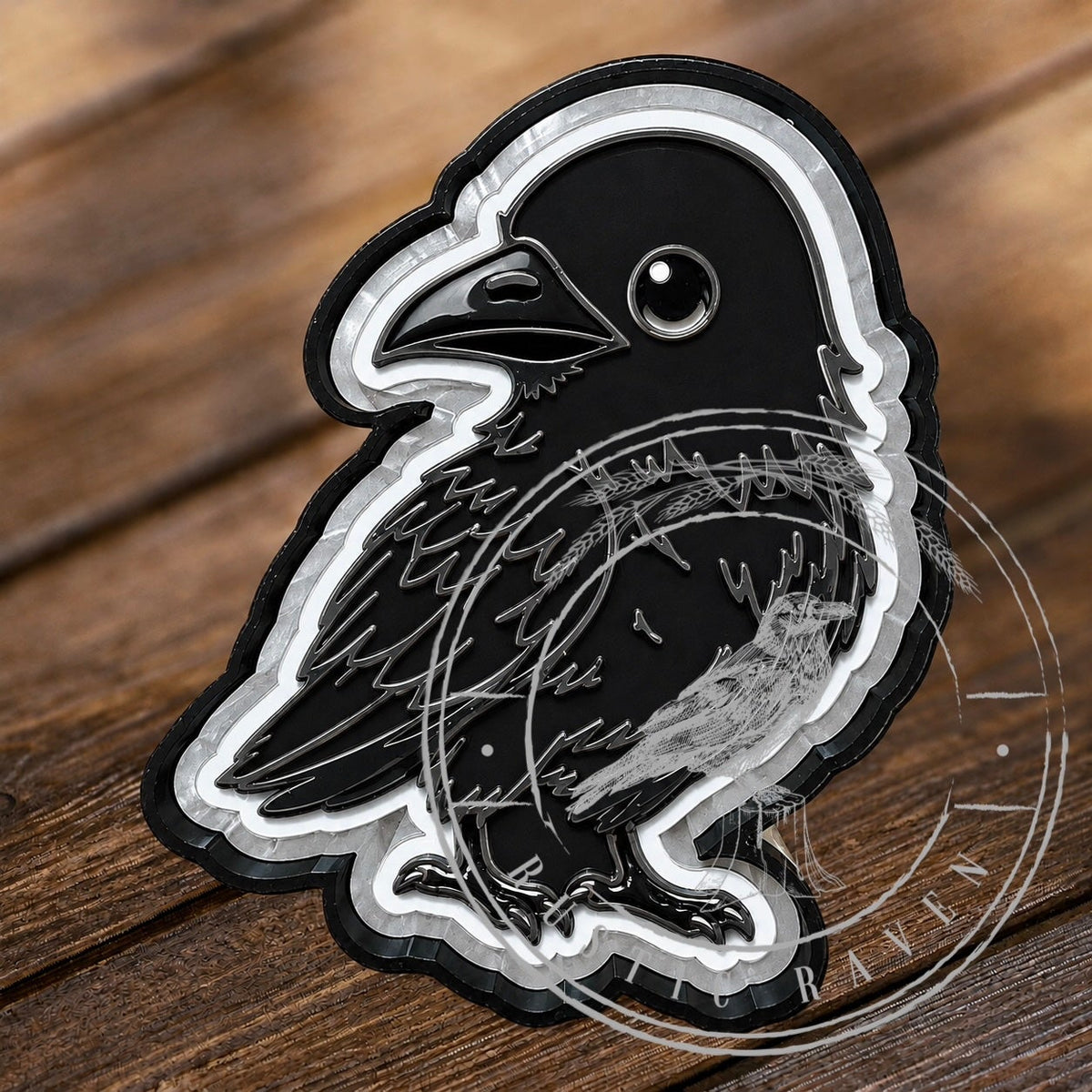 #320 Raven Bird Freshie Mold Exclusive