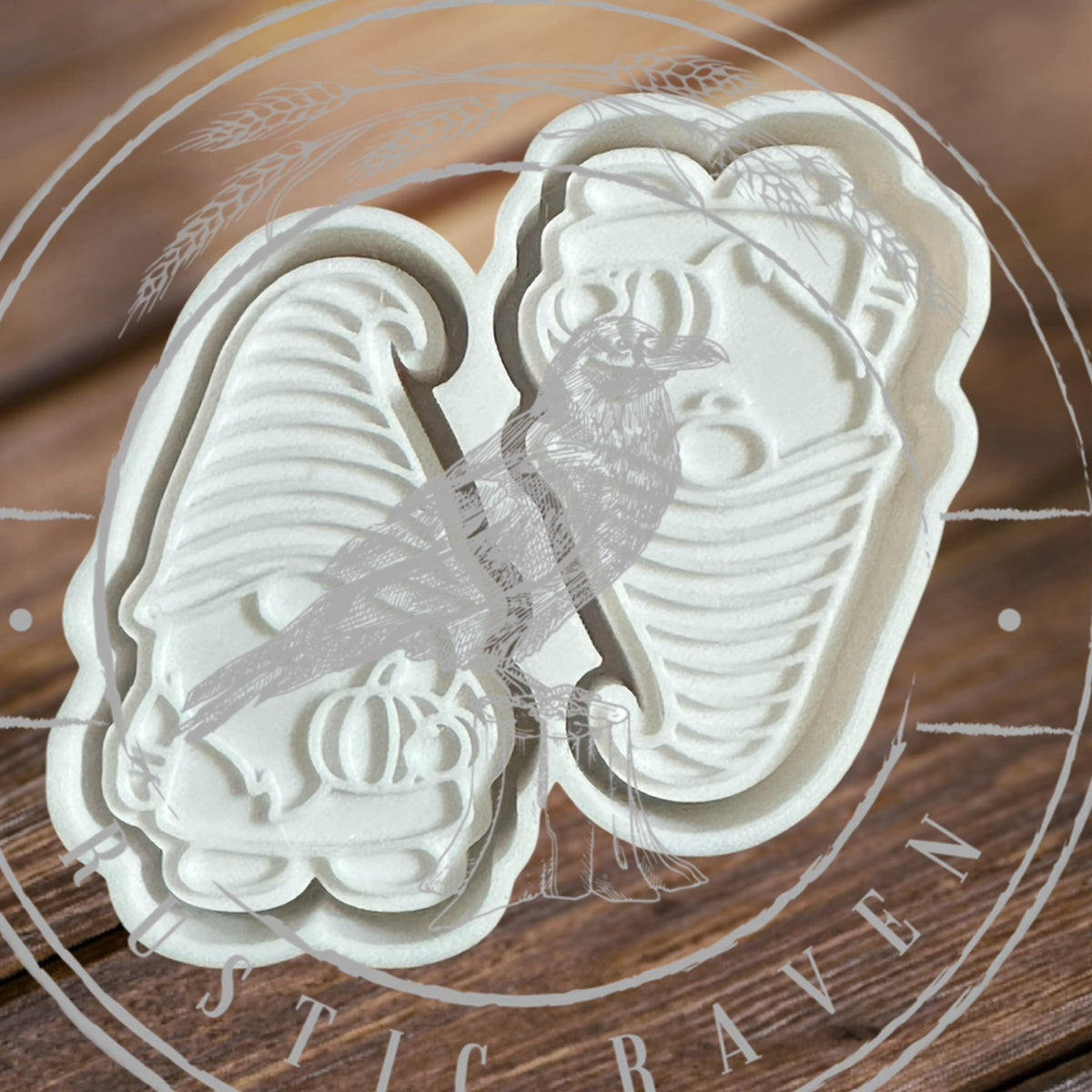 #16 Fall Thanksgiving pumpkin Gnome Fall Vent Clip 3” Freshie Mold each Exclusive