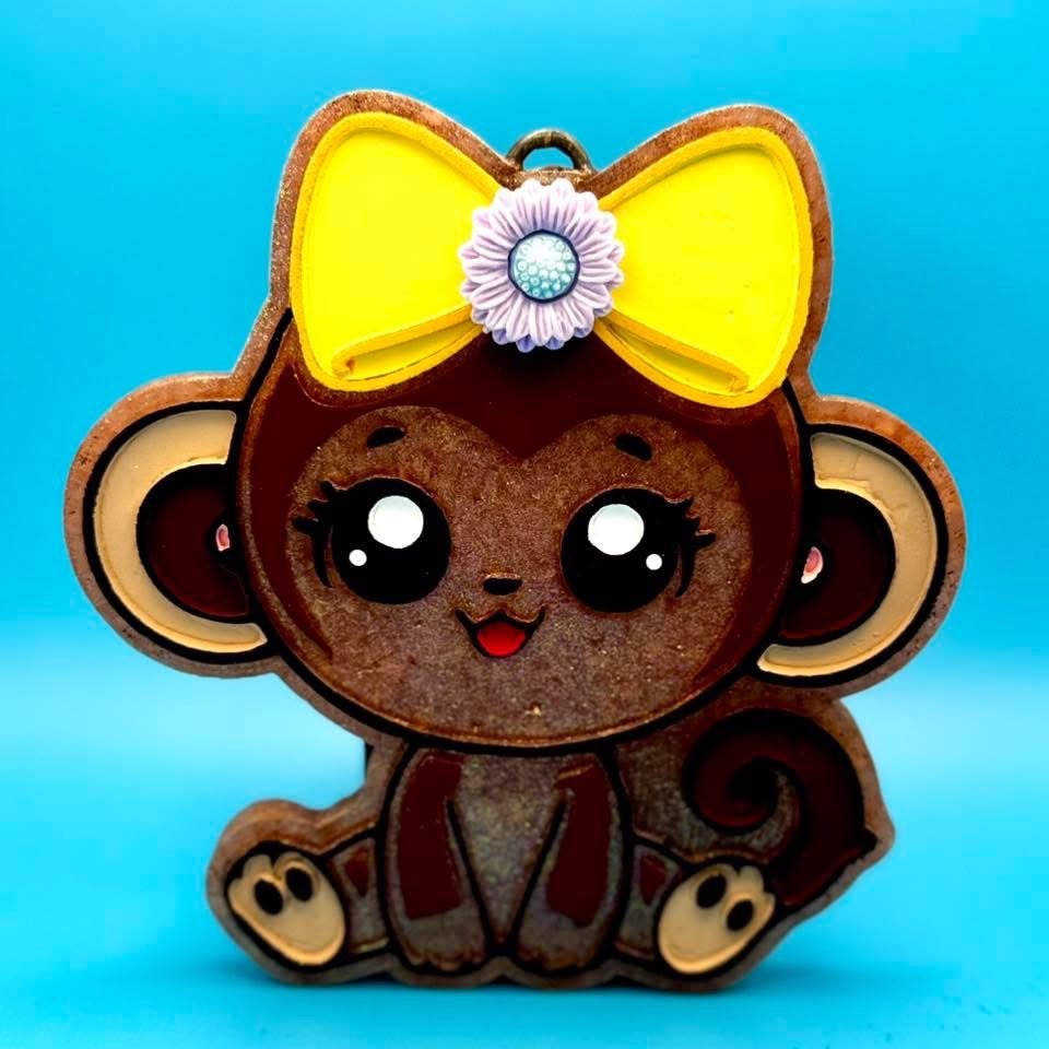 #325 Maddie Monkey Freshie Mold Exclusive