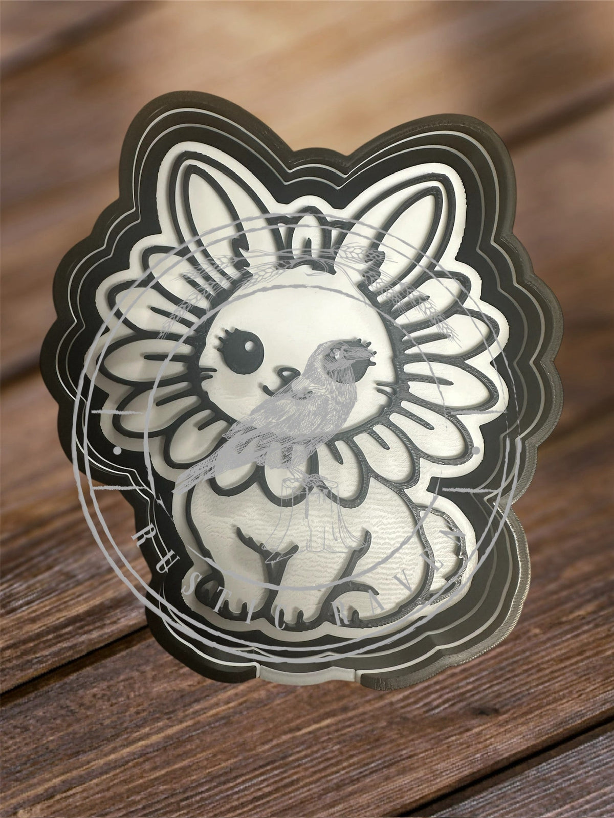 #254 Bunny Rabbit Spring Flower Easter Freshie Mold Exclusive