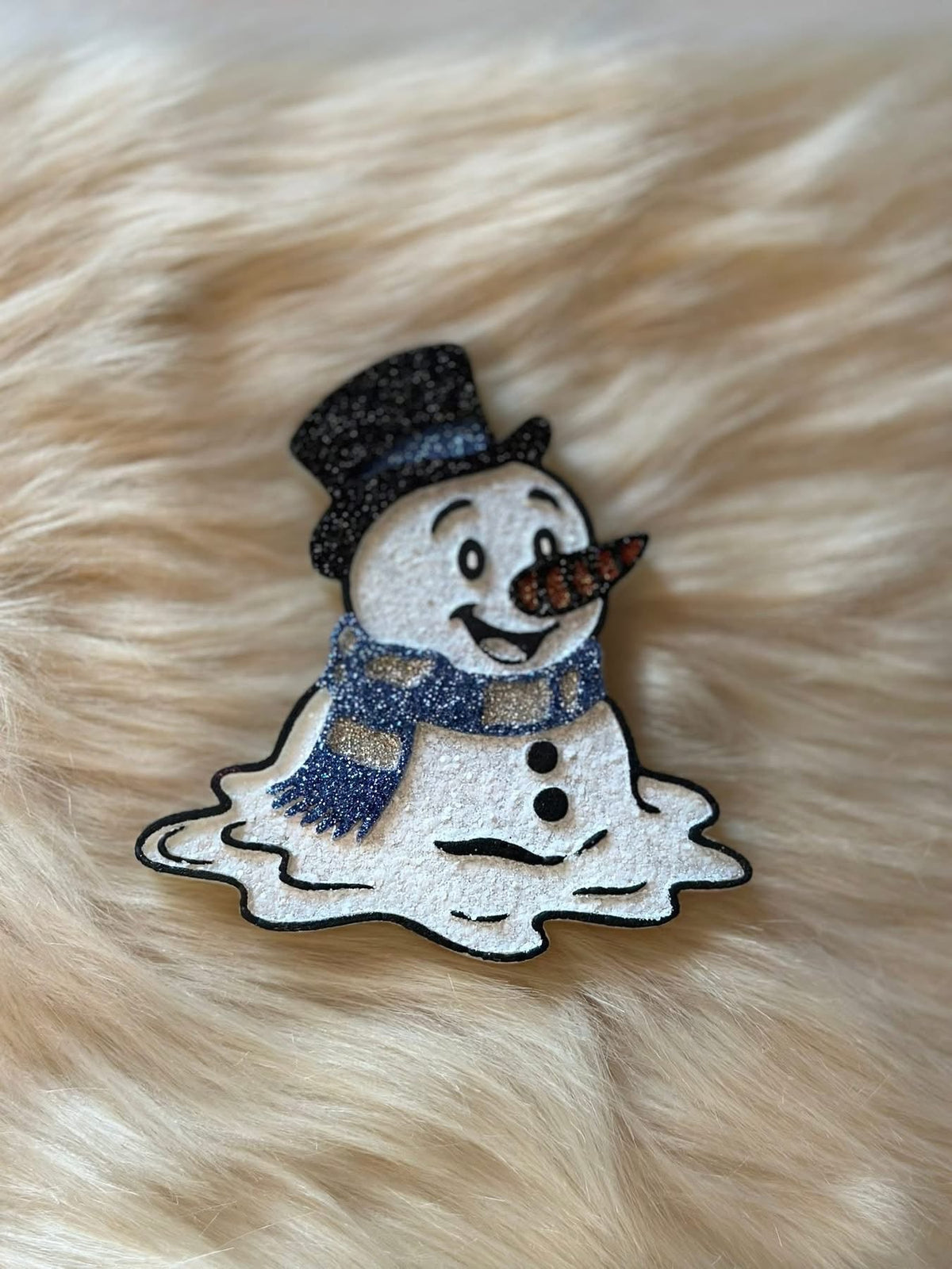 #34 Christmas Melting Snowman Freshie Mold Exclusive