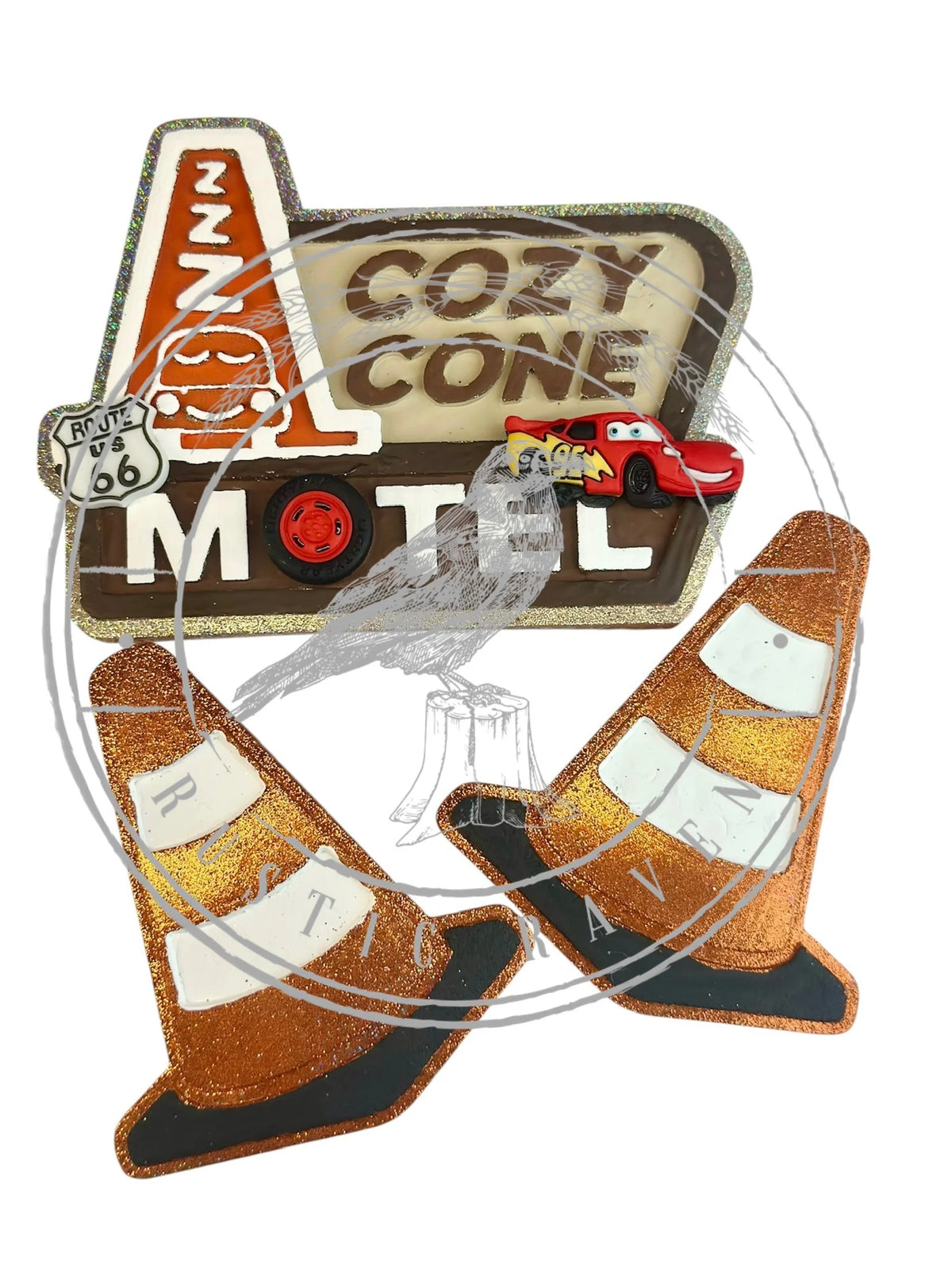 #459 Magical Inspired Caution Cone Construction 3" Vents Freshie Mold Exclusive