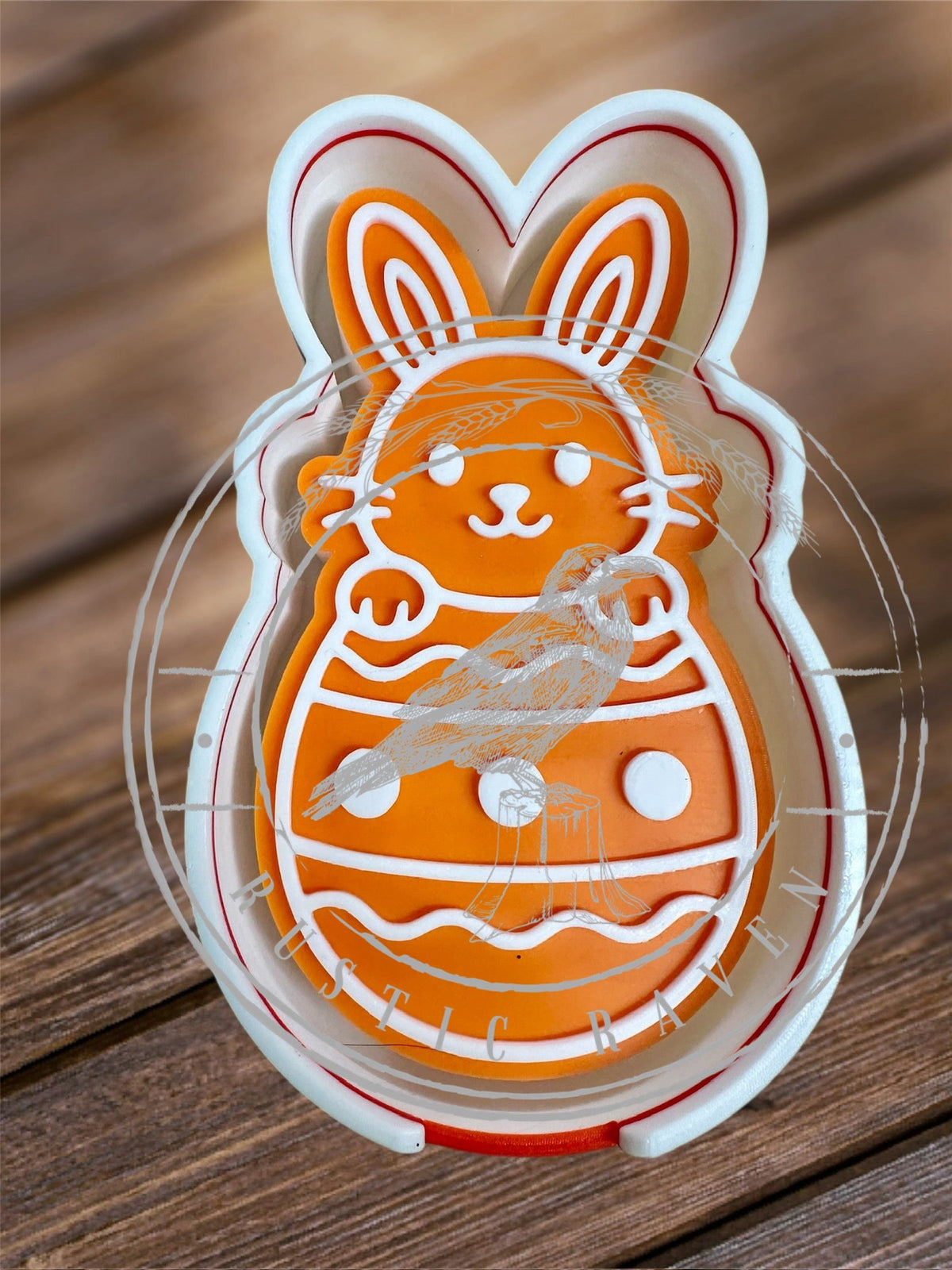 #256 Easter Bunny Rabbit In Egg Freshie Mold Exclusive