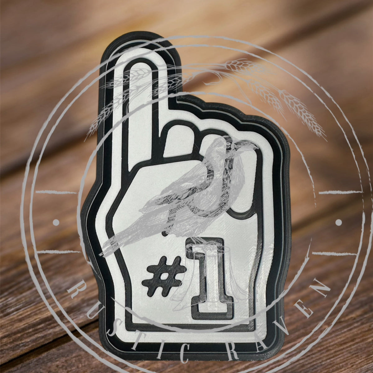 #271 Game Day Number One Foam Finger Exclusive Freshie Mold