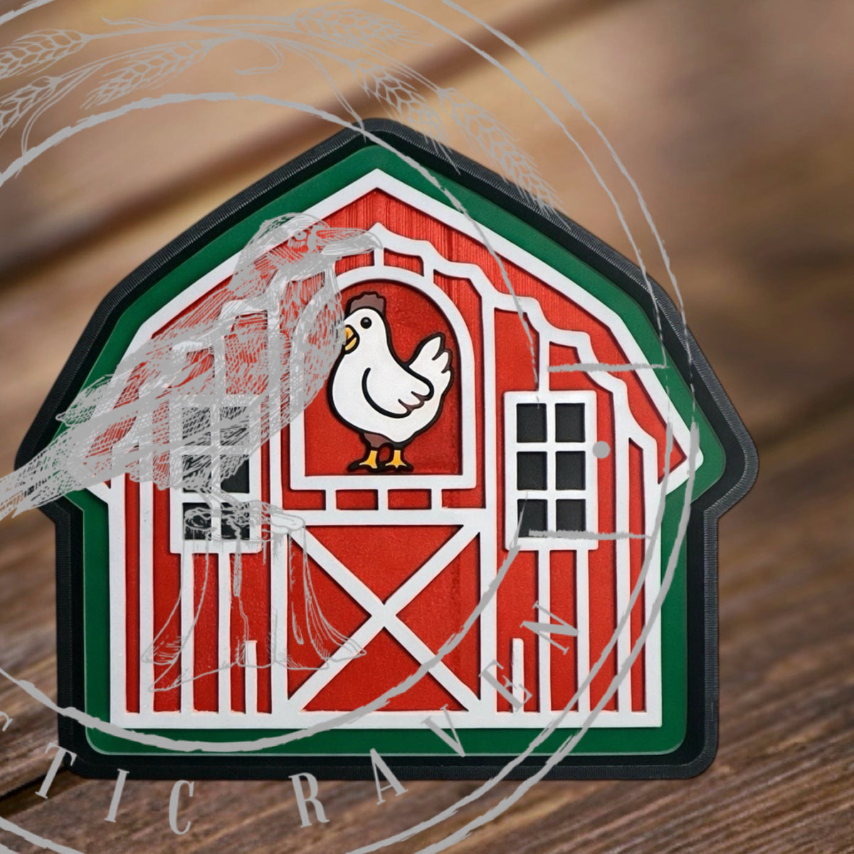 #142 Western Barn Ranch Farm Freshie Mold Exclusive