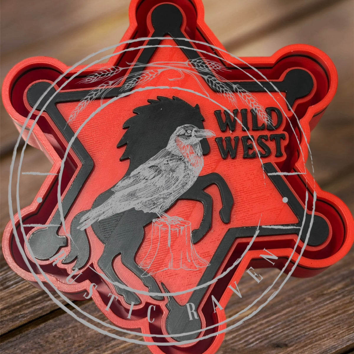 #212 Western Sheriff Star Freshie Exclusive