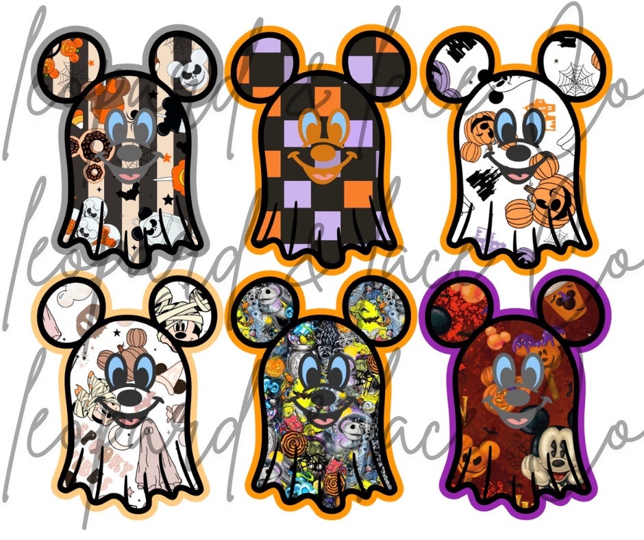 #406 Halloween Mouse Ghost Ears freshie mold exclusive can be used with Leopard & Lace Cardstock
