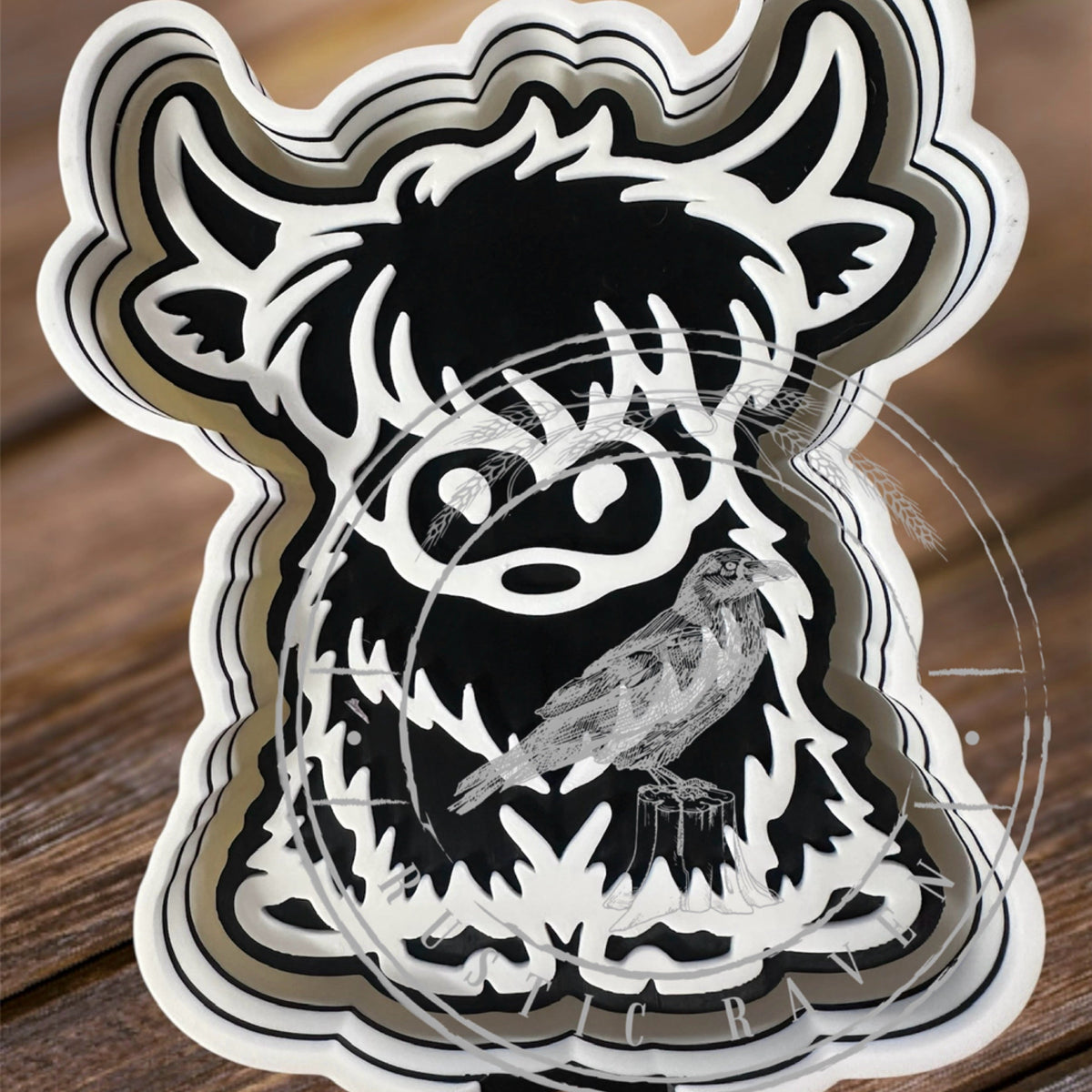 #339 Western Highland Cow Freshie Mold Exclusive