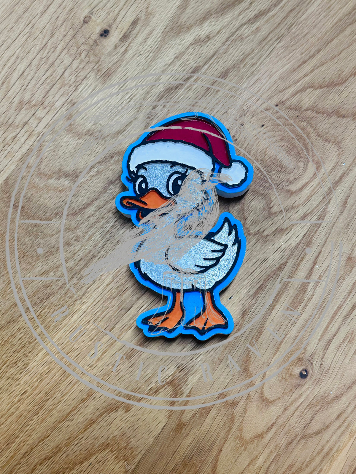 #476 Dolly Goose Duck Santa Christmas Winter Freshie Mold Exclusive