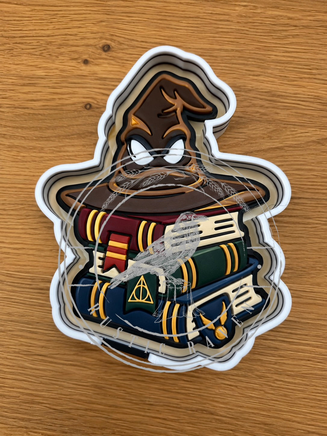 #535 HP Sorting Hat Books Magic Freshie Mold Exclusive