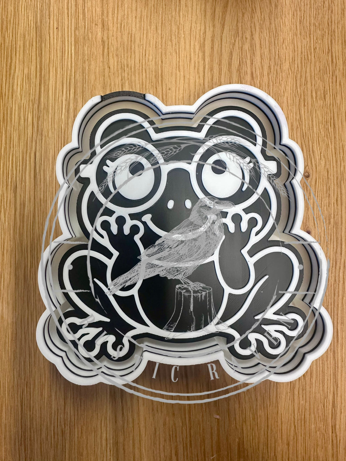 #513 Frog Glasses Geek Squad Animal Freshie Mold Exclusive