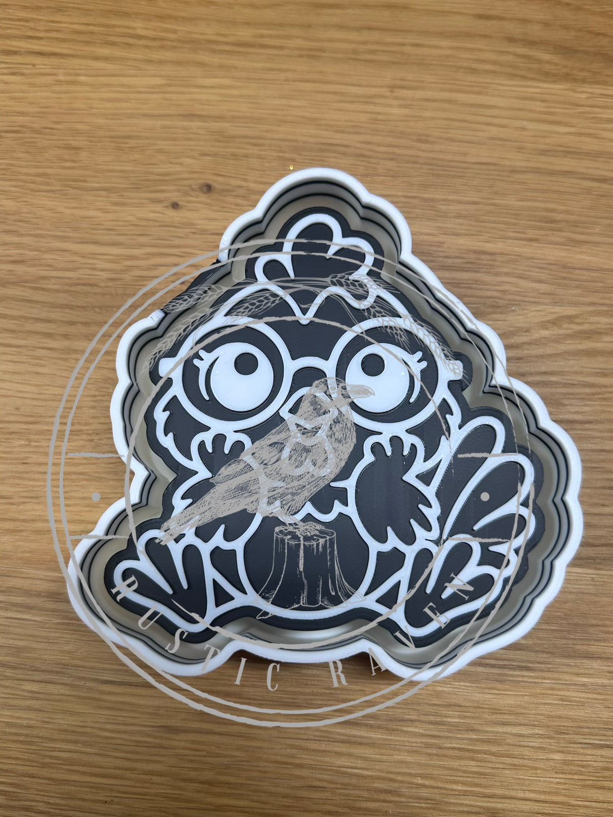#537 Chicken Glasses Geek Squad Animal Freshie Mold Exclusive