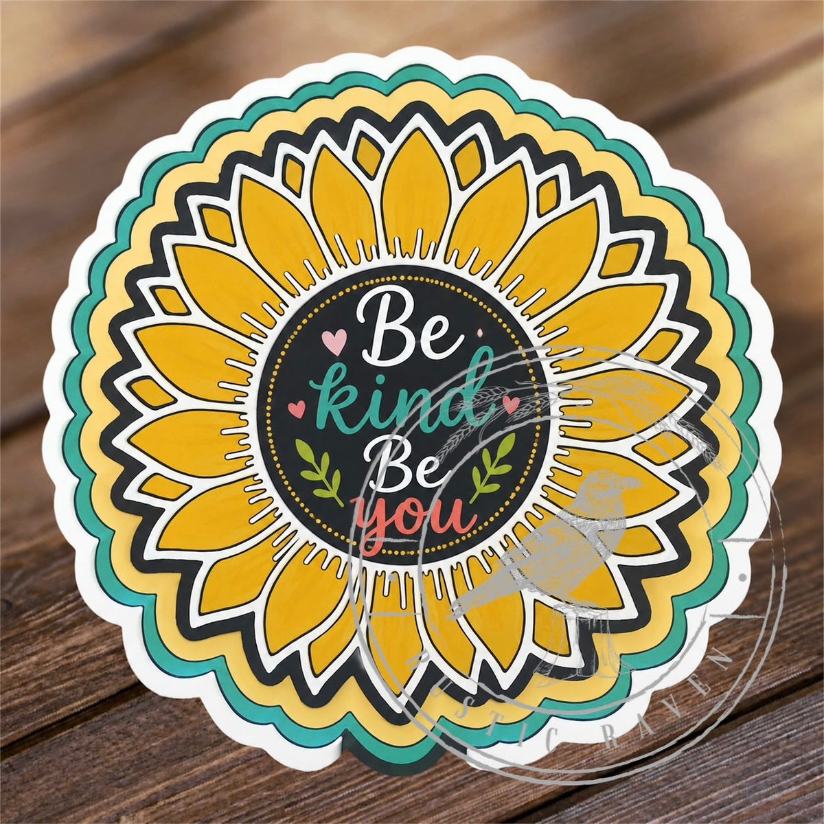 #355 Sunflower Flower Spring Summer 2" cardstock freshie mold exclusive can be used with Leopard & Lace Cardstock