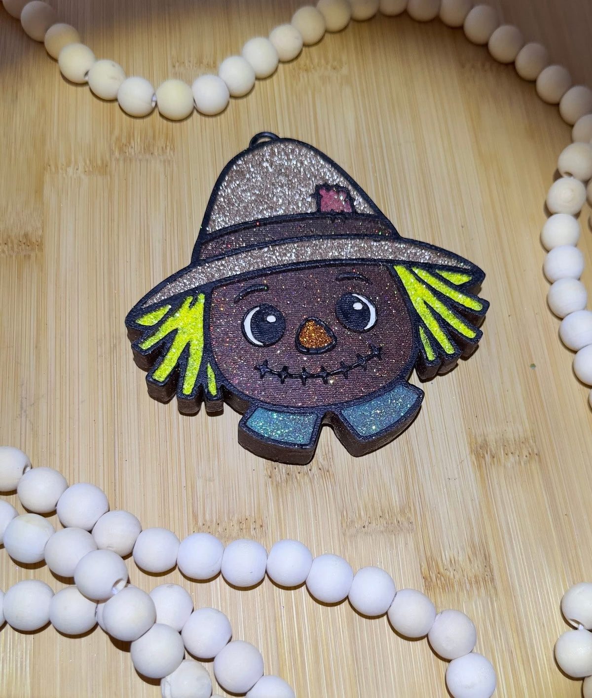 #8 Halloween Fall Sandy Scarecrow Freshie Mold Exclusive