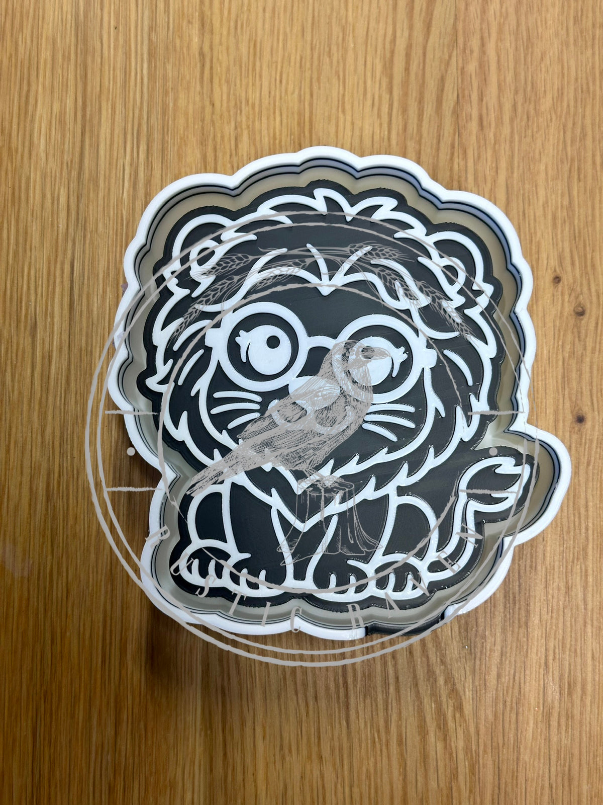 #505 Lion Glasses Geek Squad Animal Freshie Mold Exclusive