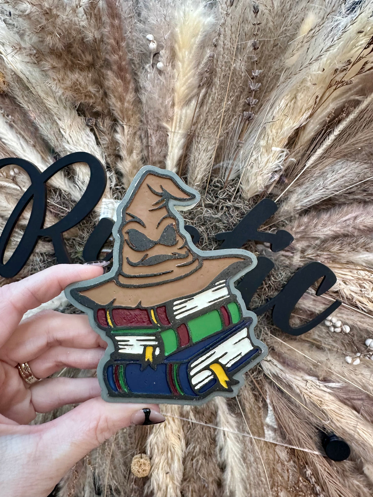 #535 HP Sorting Hat Books Magic Freshie Mold Exclusive
