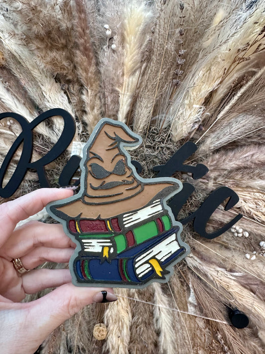 #535 HP Sorting Hat Books Magic Freshie Mold Exclusive
