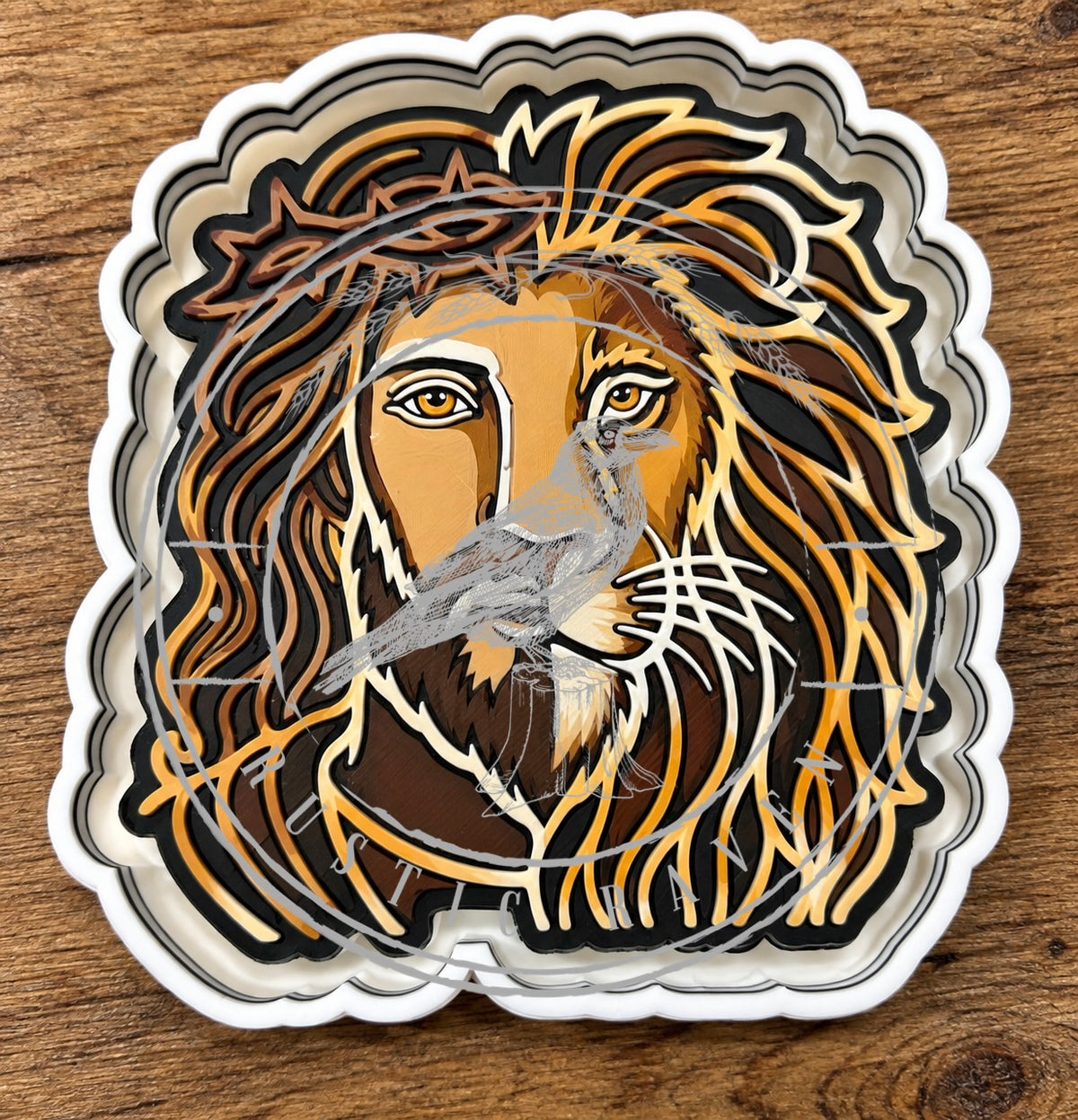 #528 Jesus Lion Judah Religious Freshie Mold Exclusive
