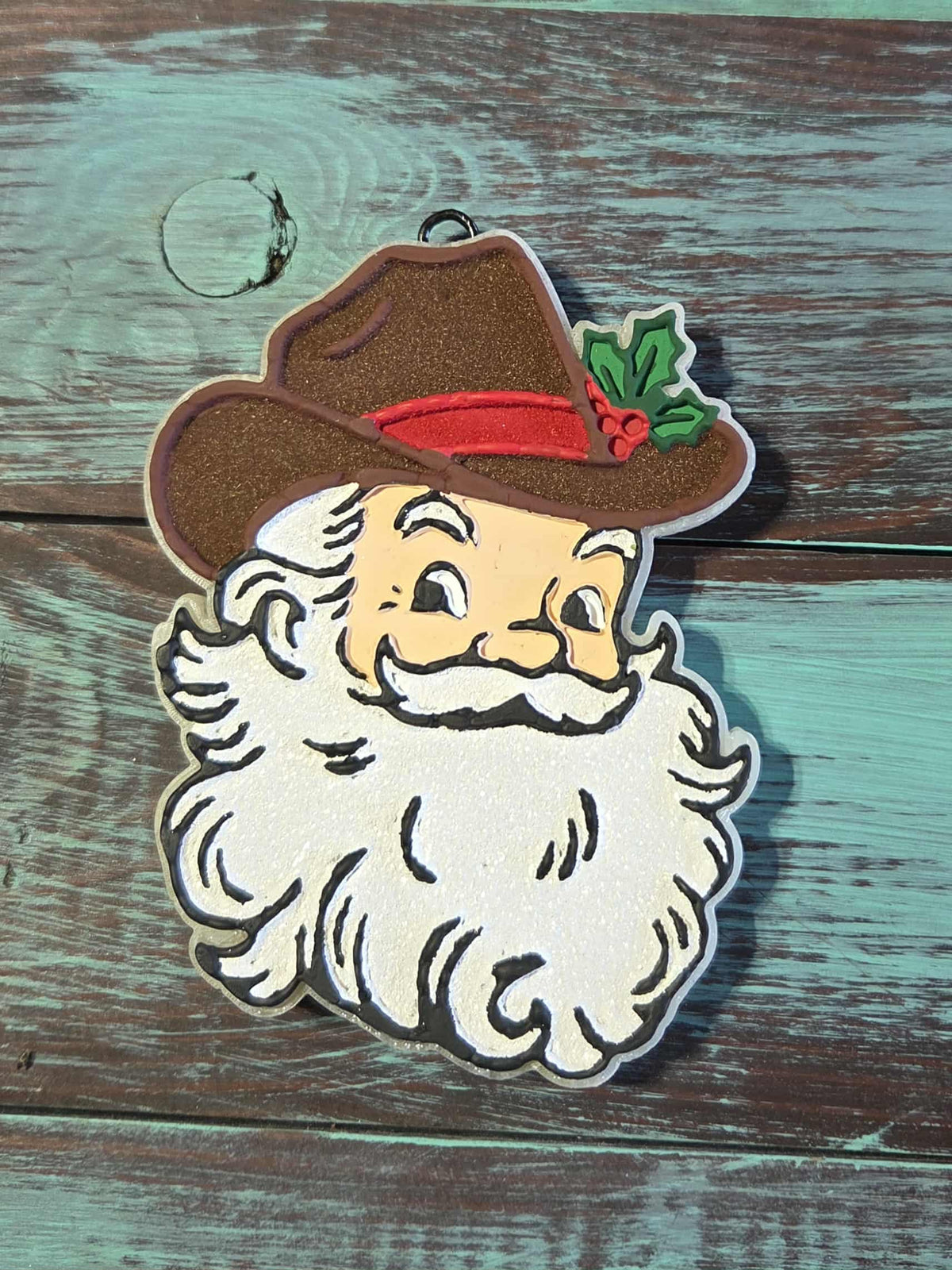 #33 Christmas Cowboy Santa Freshie Mold Exclusive