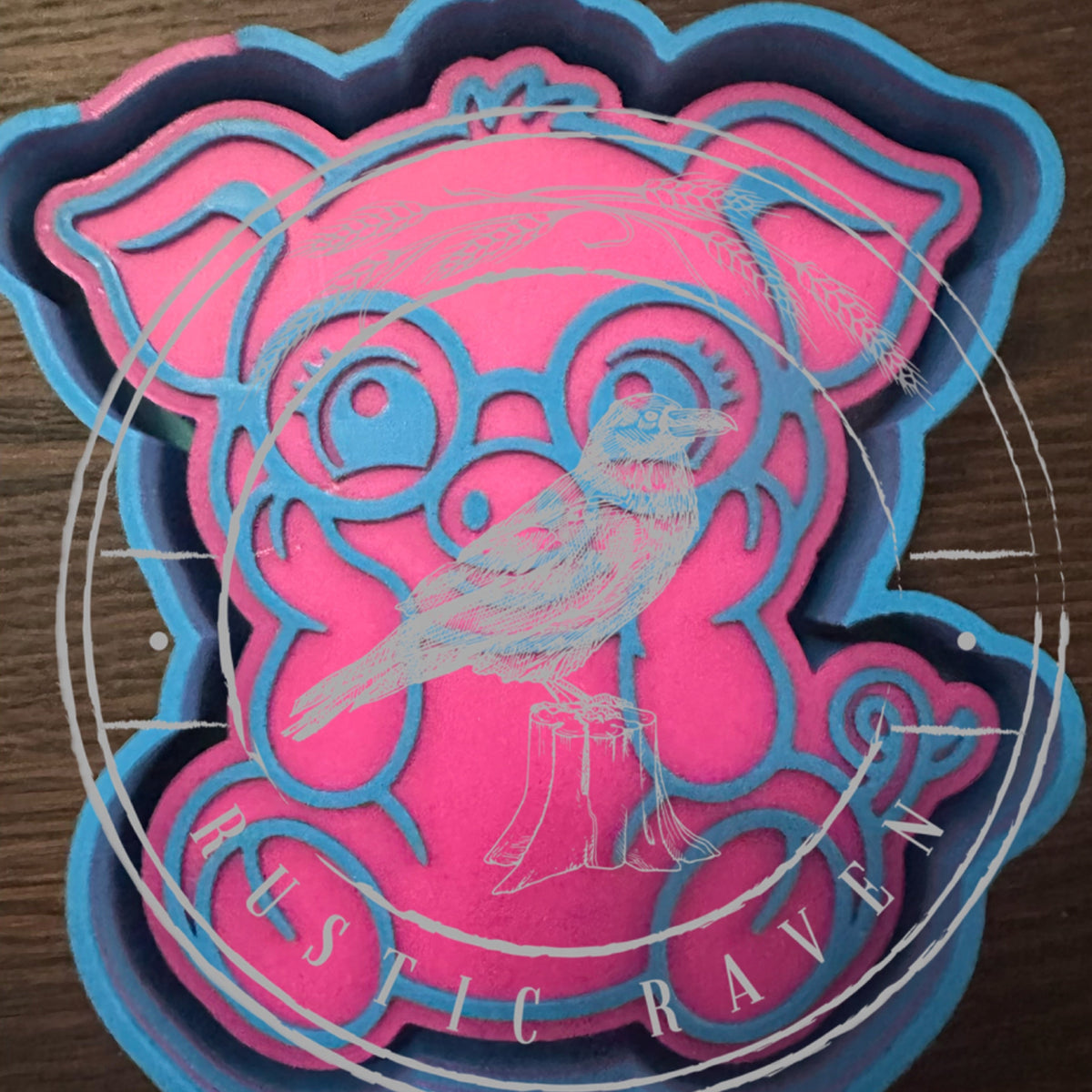 #467 Pig Glasses Freshie mold exclusive