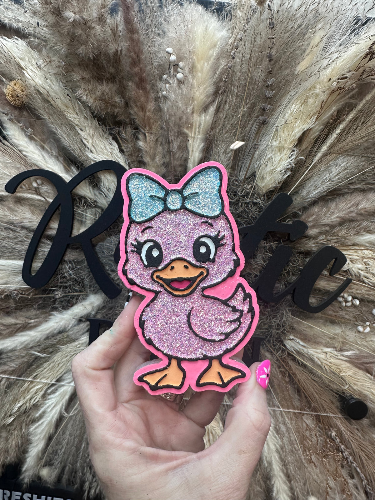 #529 Polly Goose Duck Bow freshie mold exclusive