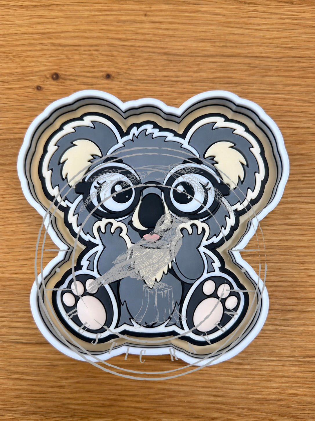 #534 Koala Bear Glasses Geek Squad Animal Freshie Mold Exclusive