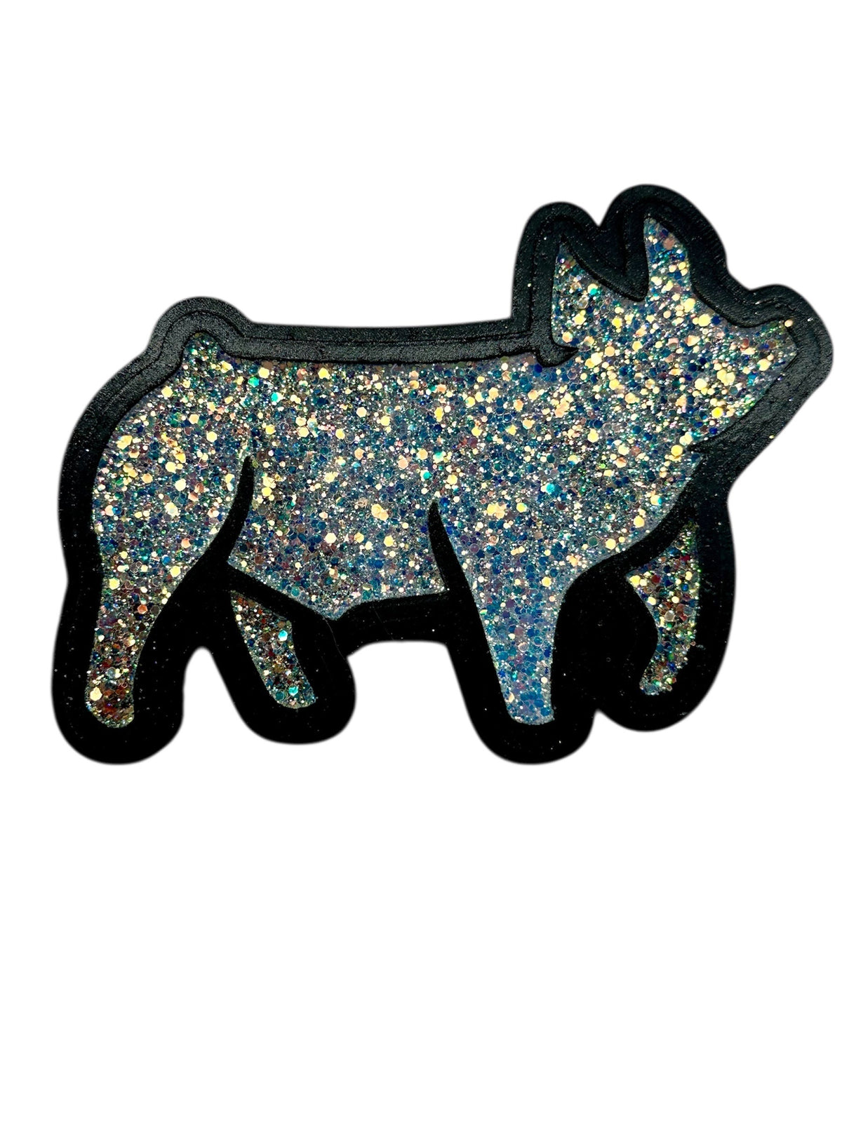 #149 Western Show Pig Freshie Mold Can Be Used With Leopard & Lace Cardstock