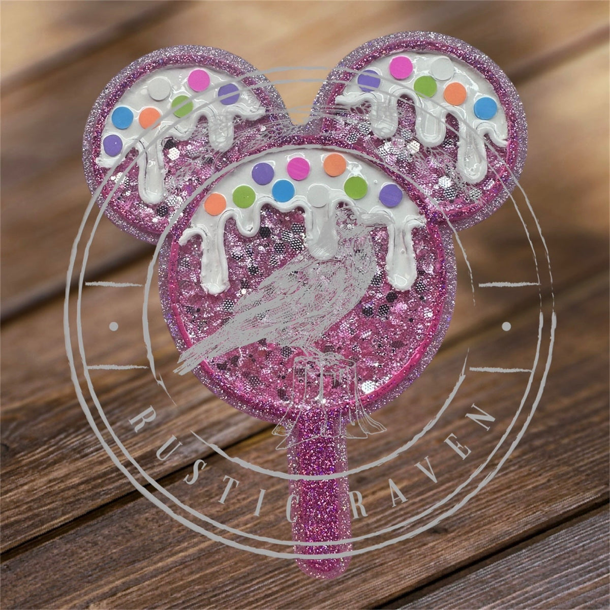 #440 Magical Halloween Mouse Ears Lollipop Sprinkles Freshie mold exclusive can be used with Leopard & Lace cardstock
