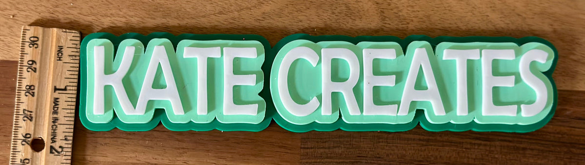 3D Printed Personalized Watermarks plain color, cow print or leopard print add choice to notes