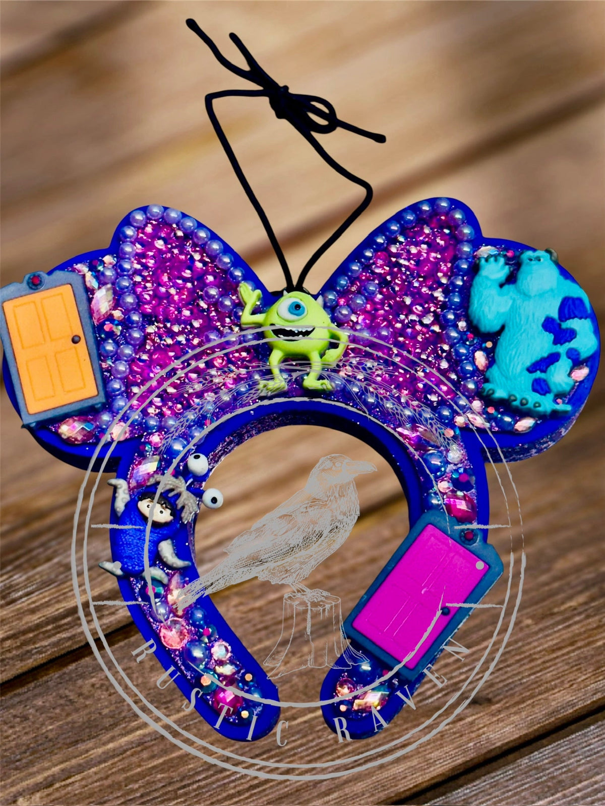 #450 VIP Mouse Inspired Bow Large Ears Freshie Mold Exclusive can be used with Leopard & Lace Cardstock