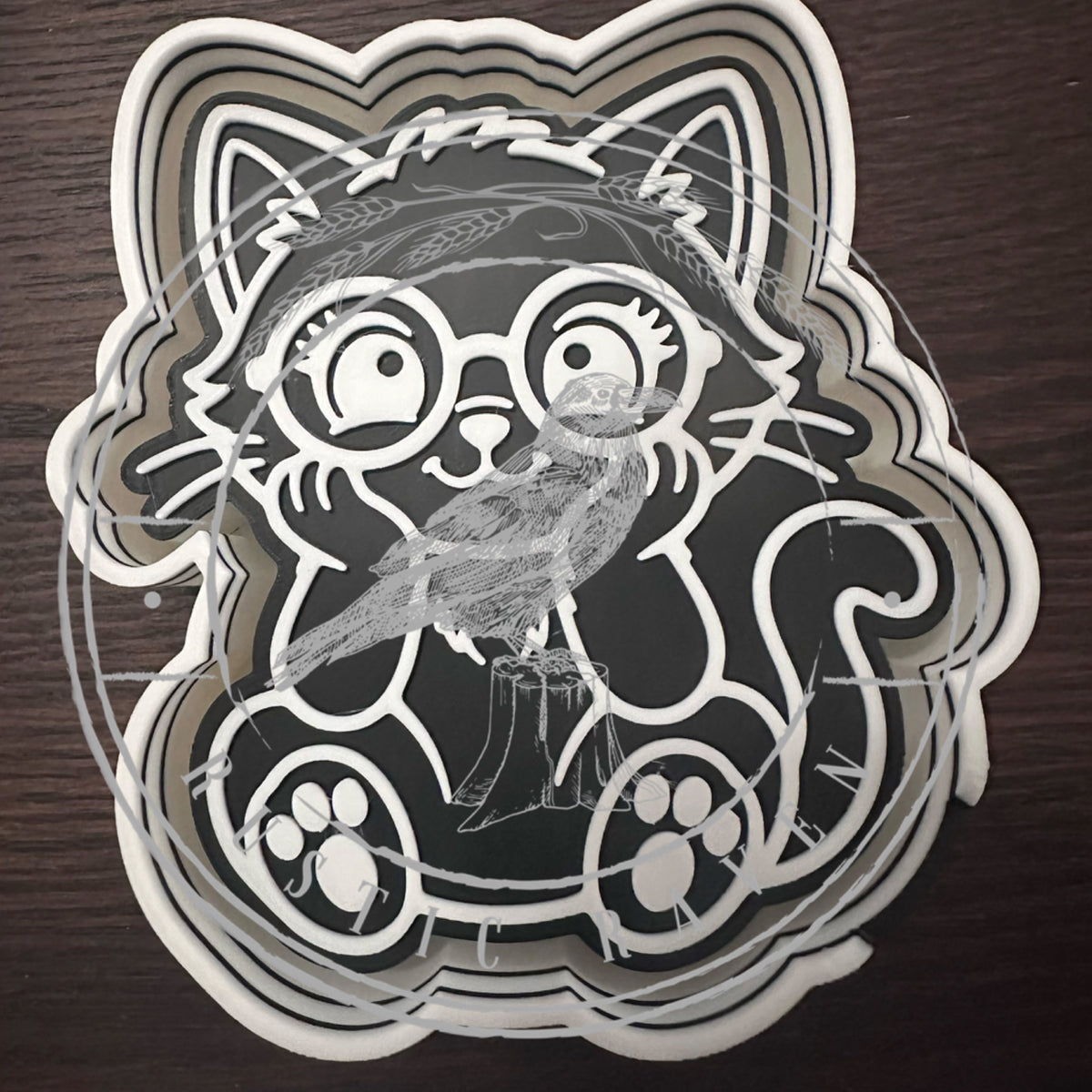 #461 Cat Kitten Glasses Freshie mold exclusive