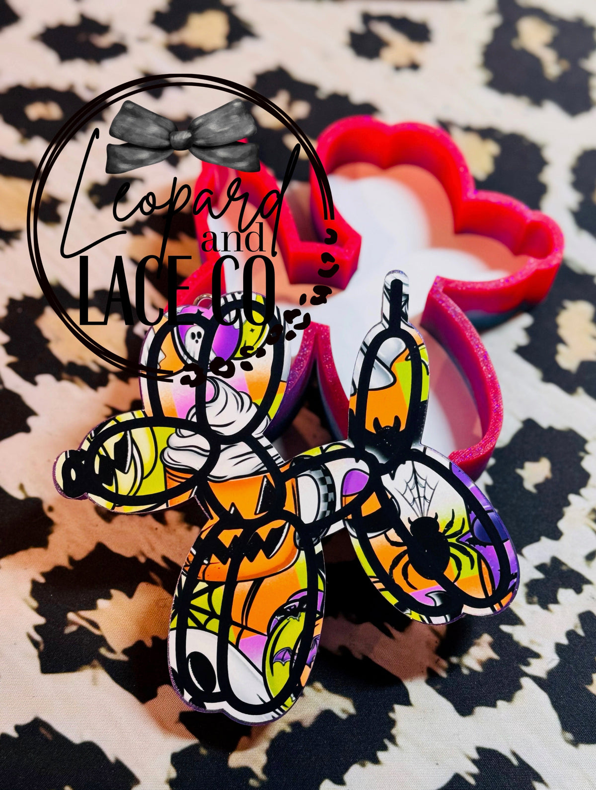 #295 Balloon Dog Large Freshie Mold Exclusive Can Be Used With Card Stock from Leopard & Lace