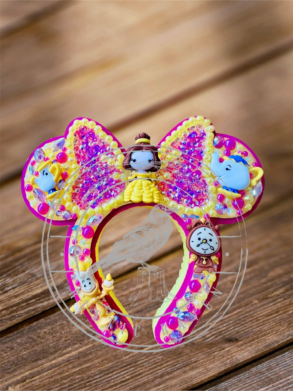 #450 VIP Mouse Inspired Bow Large Ears Freshie Mold Exclusive can be used with Leopard & Lace Cardstock