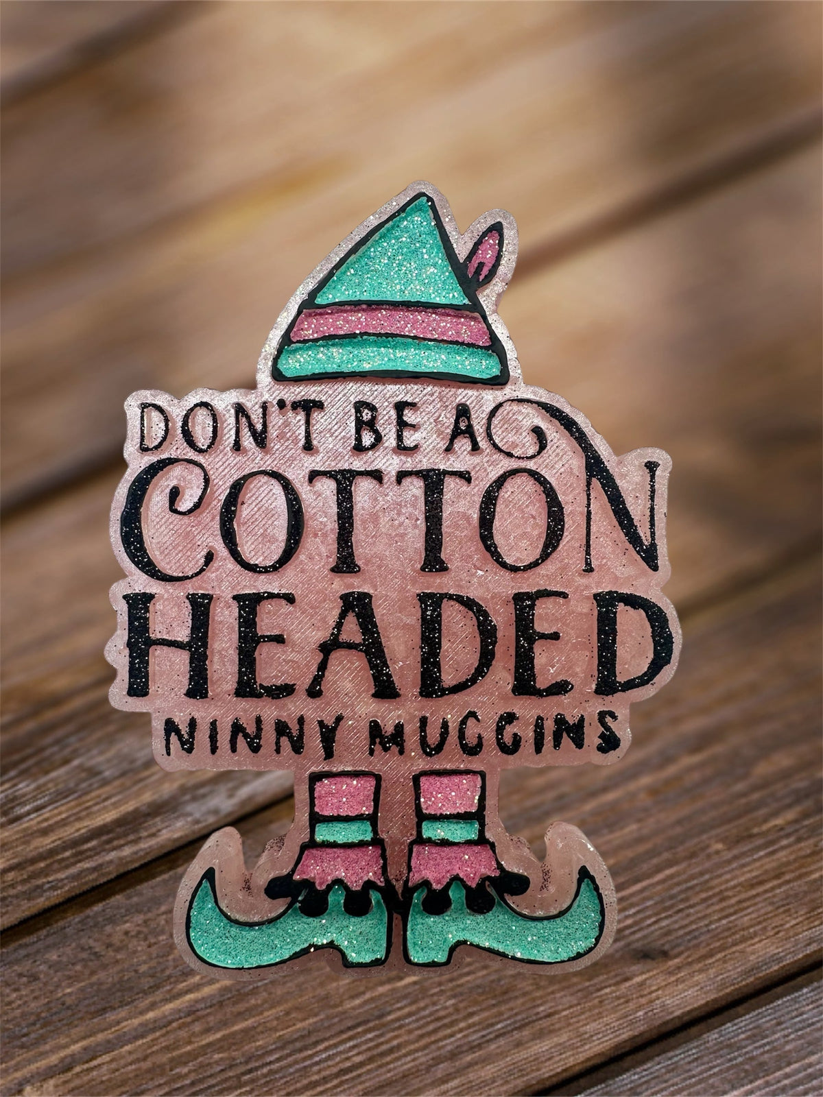 #55 Christmas Elf Ninny Muggins Freshie Mold Exclusive