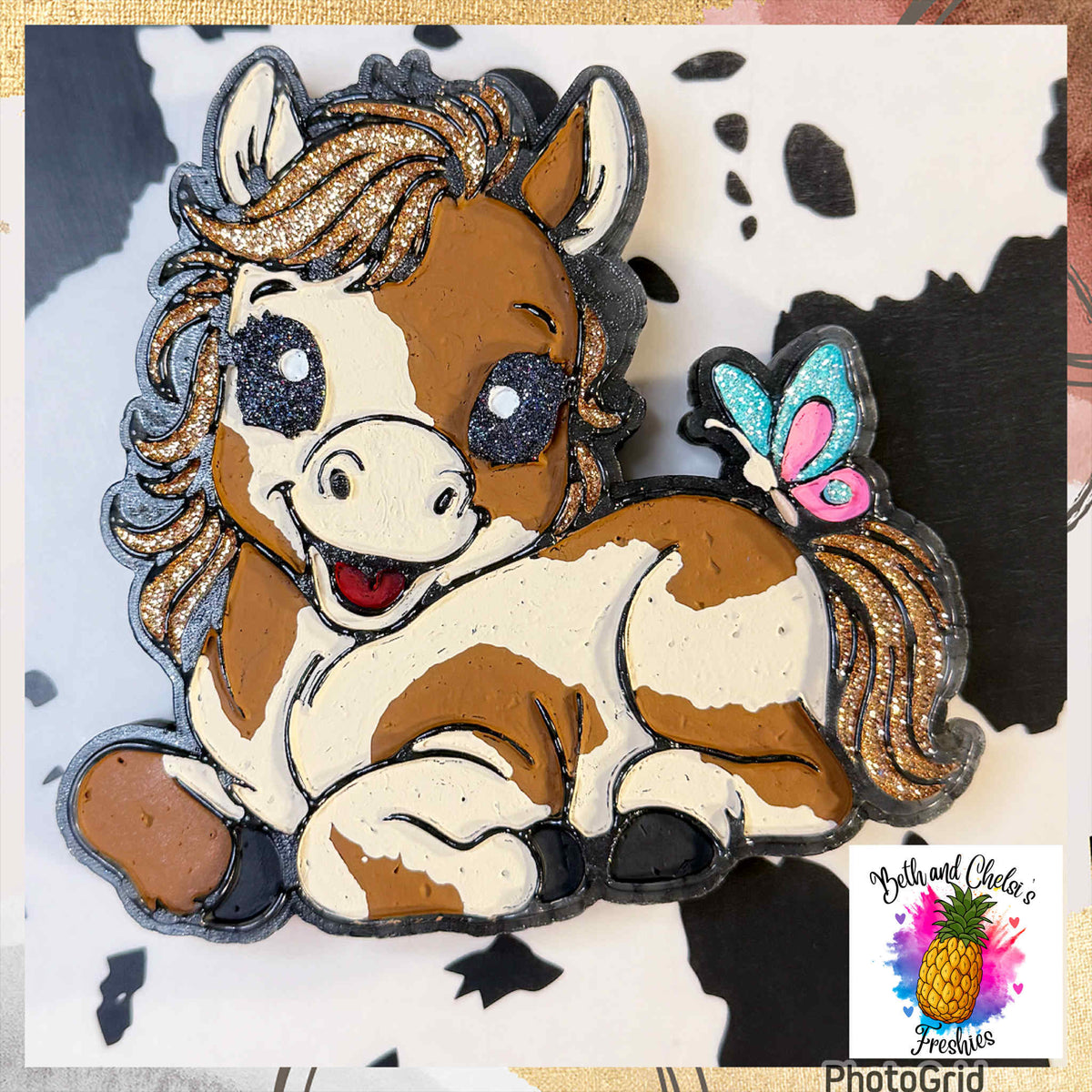 #328 Barnyard Horse Scarlet Exclusive Freshie Mold