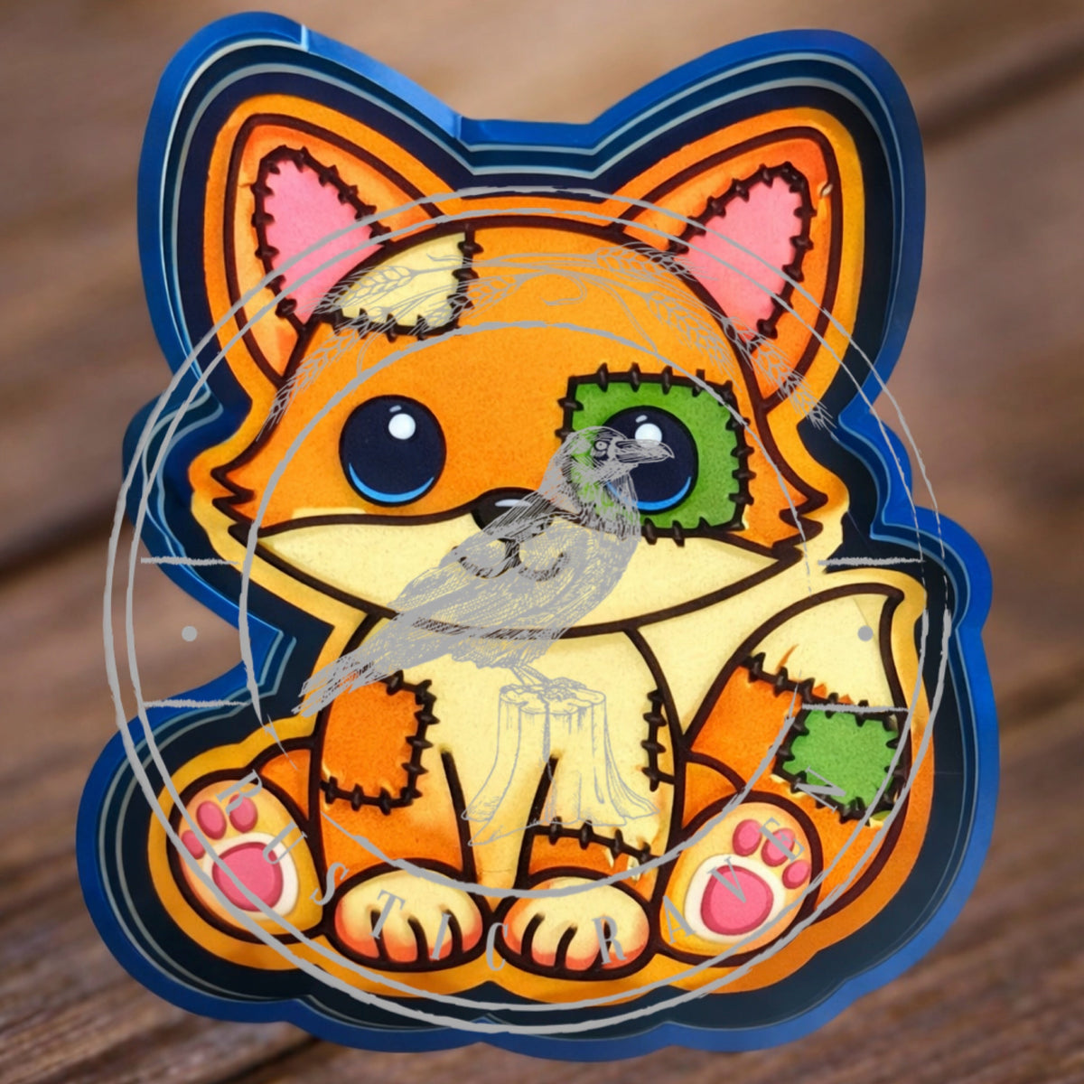 #371 Fox Patches Patch Pal Animal Freshie Mold Exclusive
