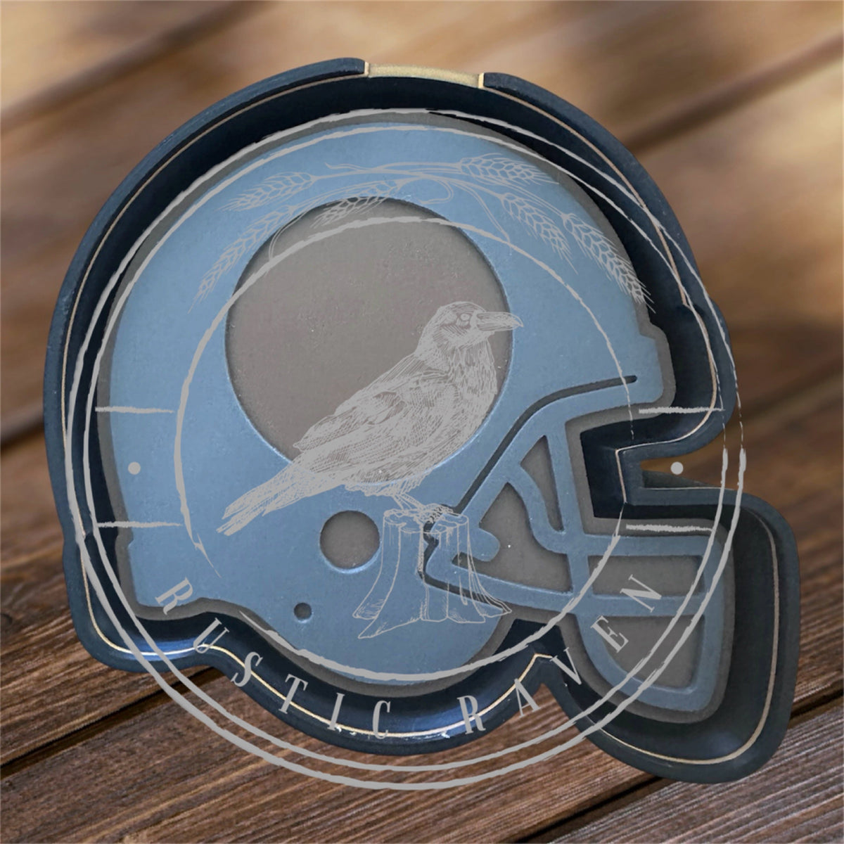 #275 Game Day Football Helmet freshie mold exclusive 2" cardstock from Leopard & Lace