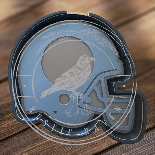 #275 Game Day Football Helmet freshie mold exclusive 2" cardstock from Leopard & Lace