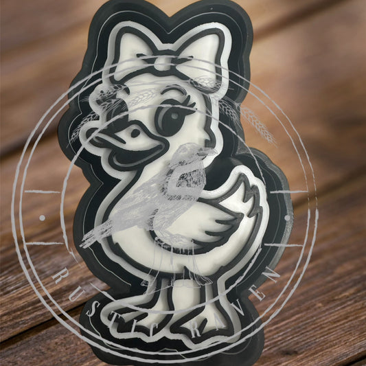 #324 Dolly Goose Duck Bow Freshie Mold Exclusive