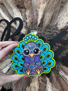 #520 Peacock Glasses Geek Squad Animal Freshie Mold Exclusive