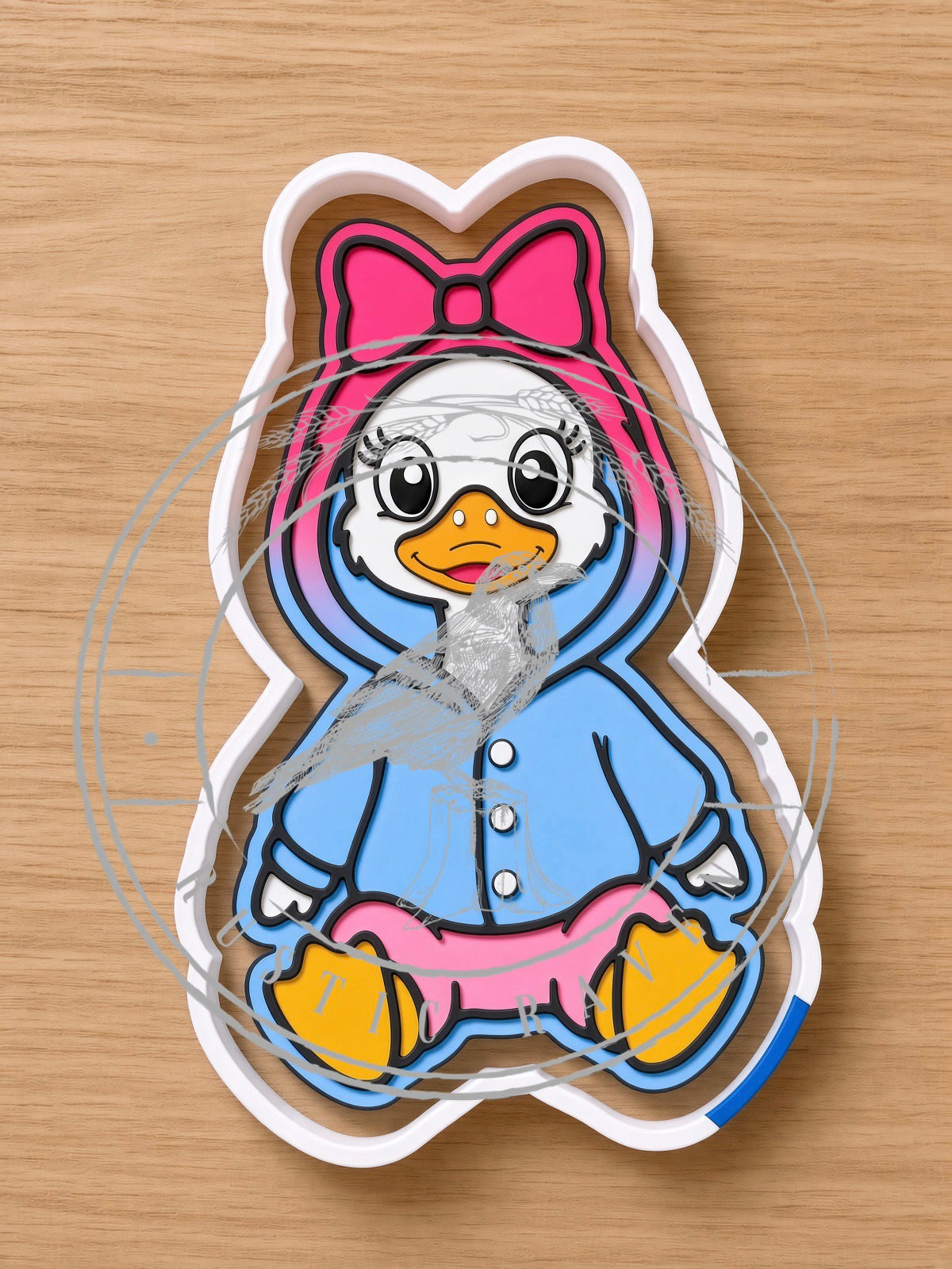 #516 Dolly Goose Duck Hoodie Pajamas freshie mold exclusive