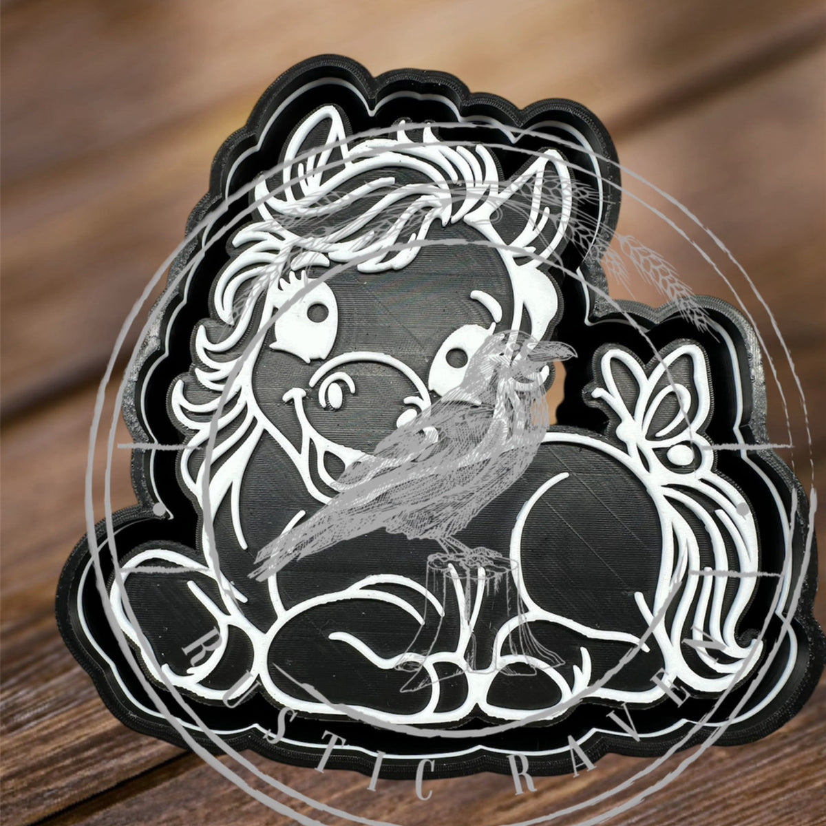 #328 Barnyard Horse Scarlet Exclusive Freshie Mold
