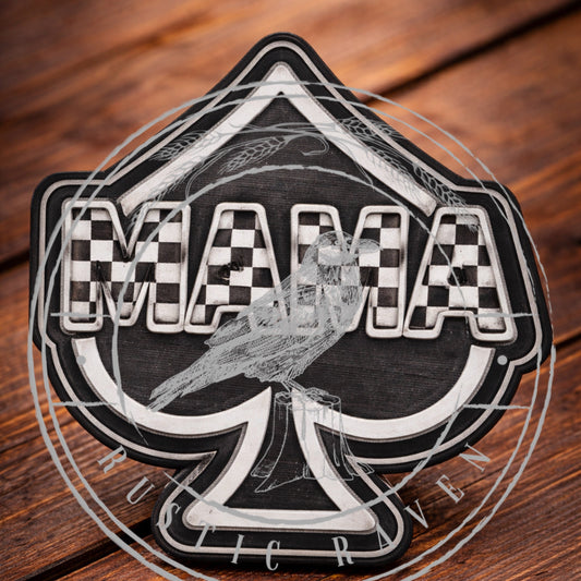 #209 Western Mama Checkered Spade Freshie Mold Exclusive