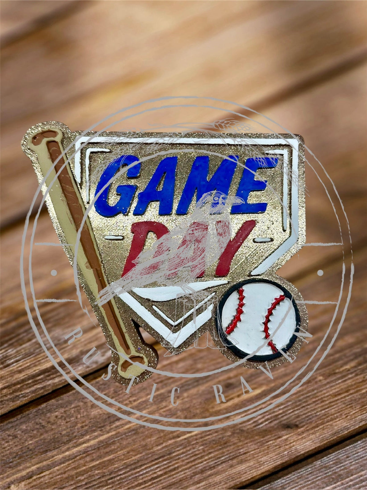 #270 Baseball Bat Base Sports GameDay Freshie Mold Exclusive
