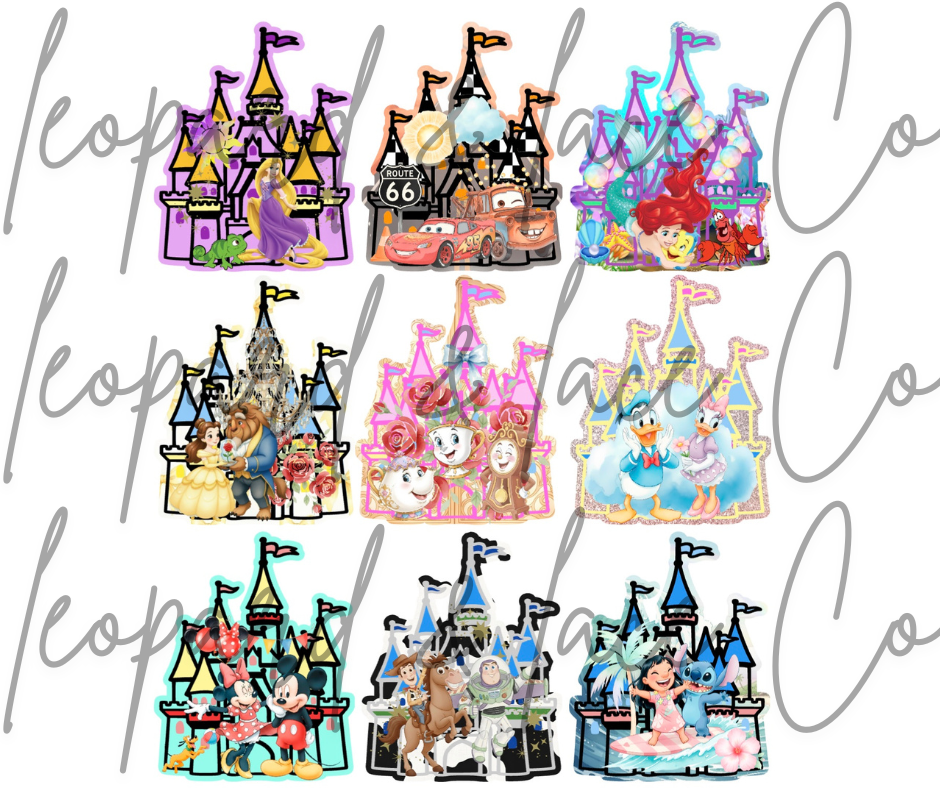 #445 Magical Inspired Castle Freshie Mold Exclusive can be used with Leopard & Lace Cardstock